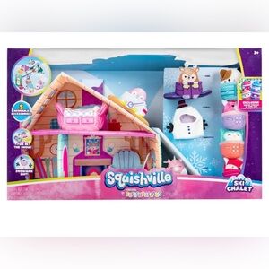 Squishmallows Squishville Cozy Cabin Playset -